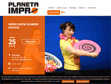 Tablet Screenshot of planetaimpro.com